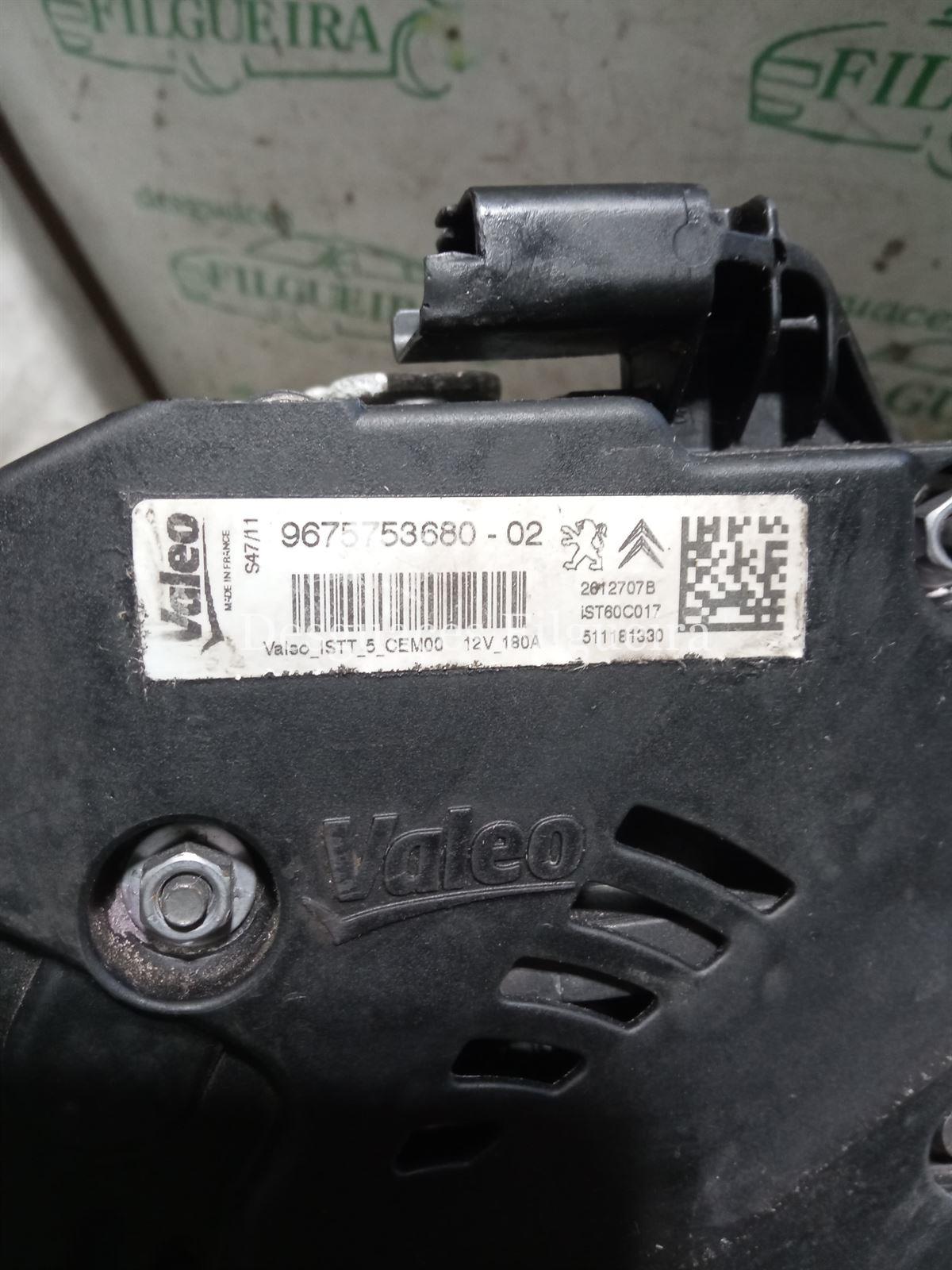 Alternador Peugeot 308 SW 1.6 HDI 9675753680-02 Start stop 180A - Imagen 3