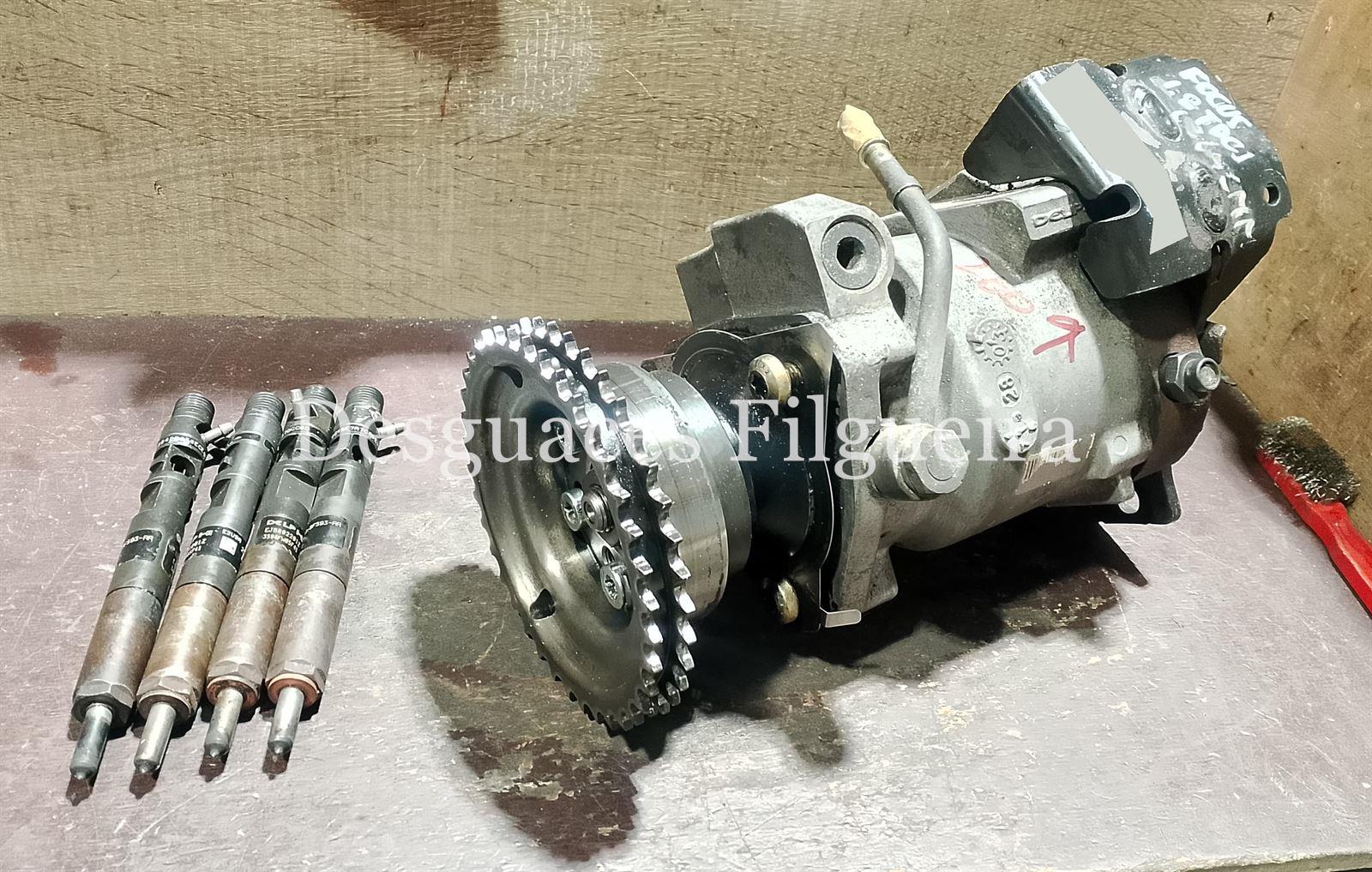 Bomba de alta con inyectores Ford Focus 1.8 TDCI FFDA 1S4Q9B395BF Delphi R9044Z015A inyectores EJBR02201Z - Imagen 1