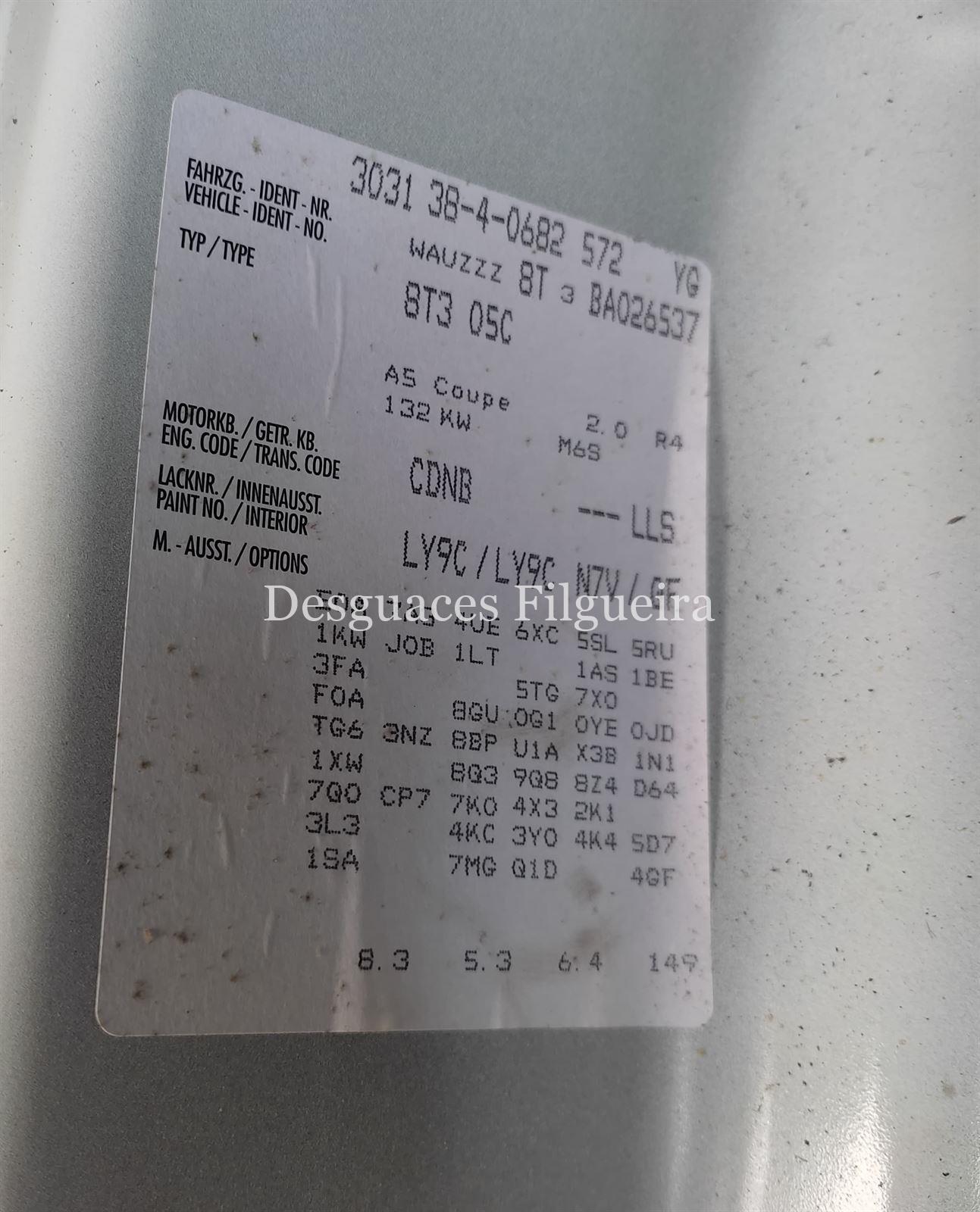 Caja de cambios Audi A5 2.0 TFSI LLS - Imagen 9