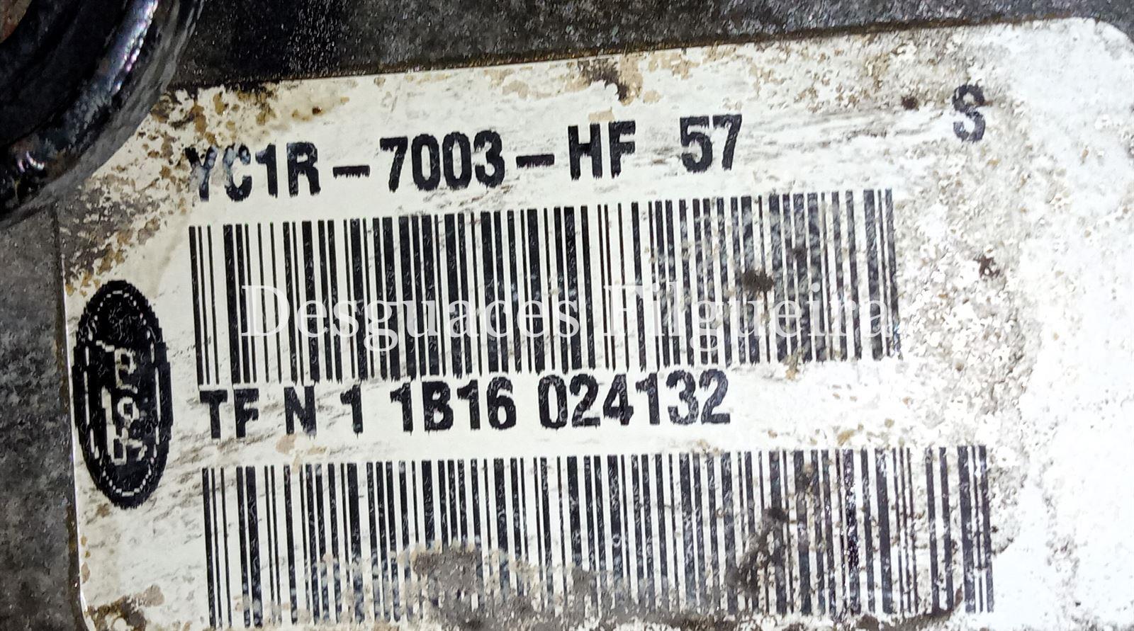 Caja de cambios dre Ford Transit Furgón 2.4 DI, 90 cv, código de motor D2FA, año 2001. - Imagen 2