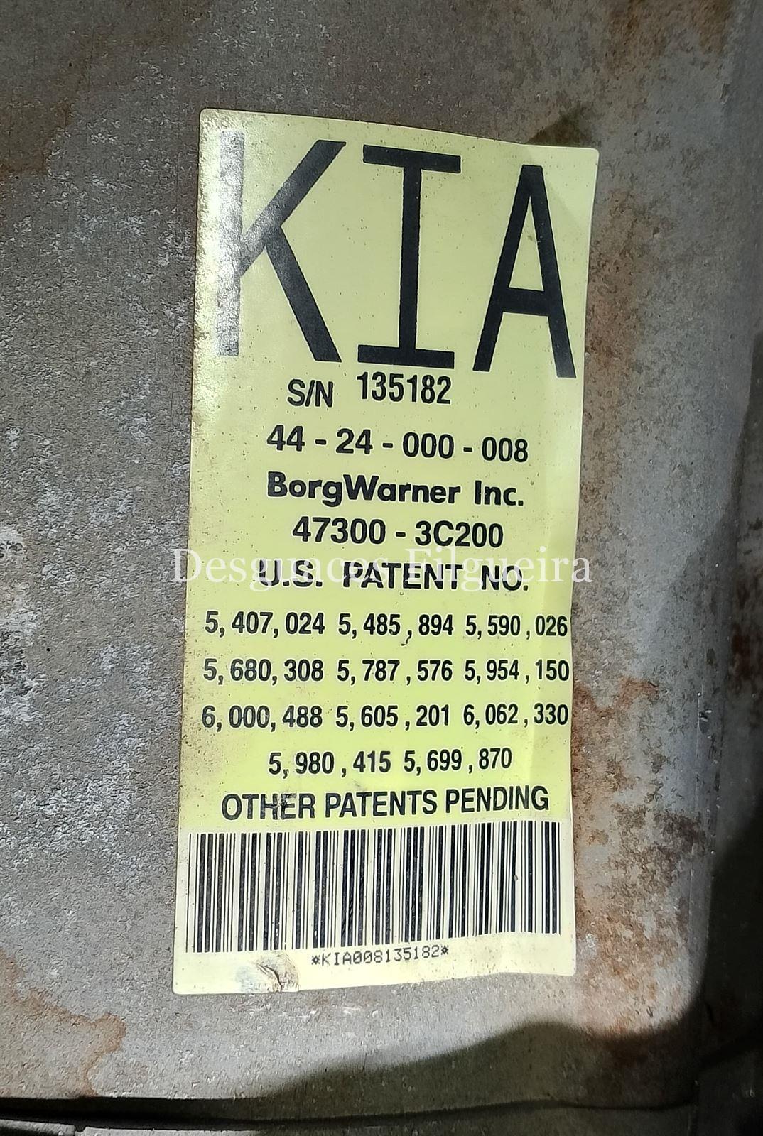 Caja de cambios Kia Sorento 2.5 CRDI 4424000008 47300C200 TOD - Imagen 7