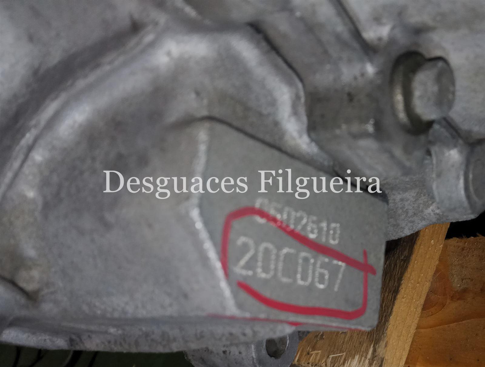 Caja de cambios manual de Peugeot 206, 1.4 i, 75 cv, código de motor KFW, año 2002. - Imagen 2