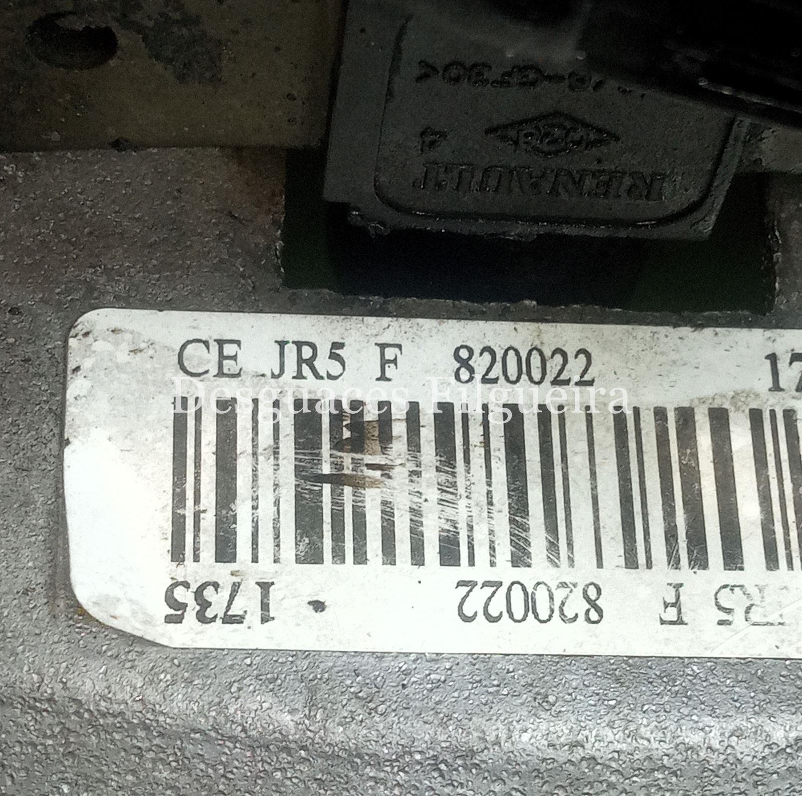 Caja de cambios manual de Renault Laguna II 1.9 dCi, 100cv, código de motor F9QN752, ref caja JR5012, año 2004. - Imagen 2