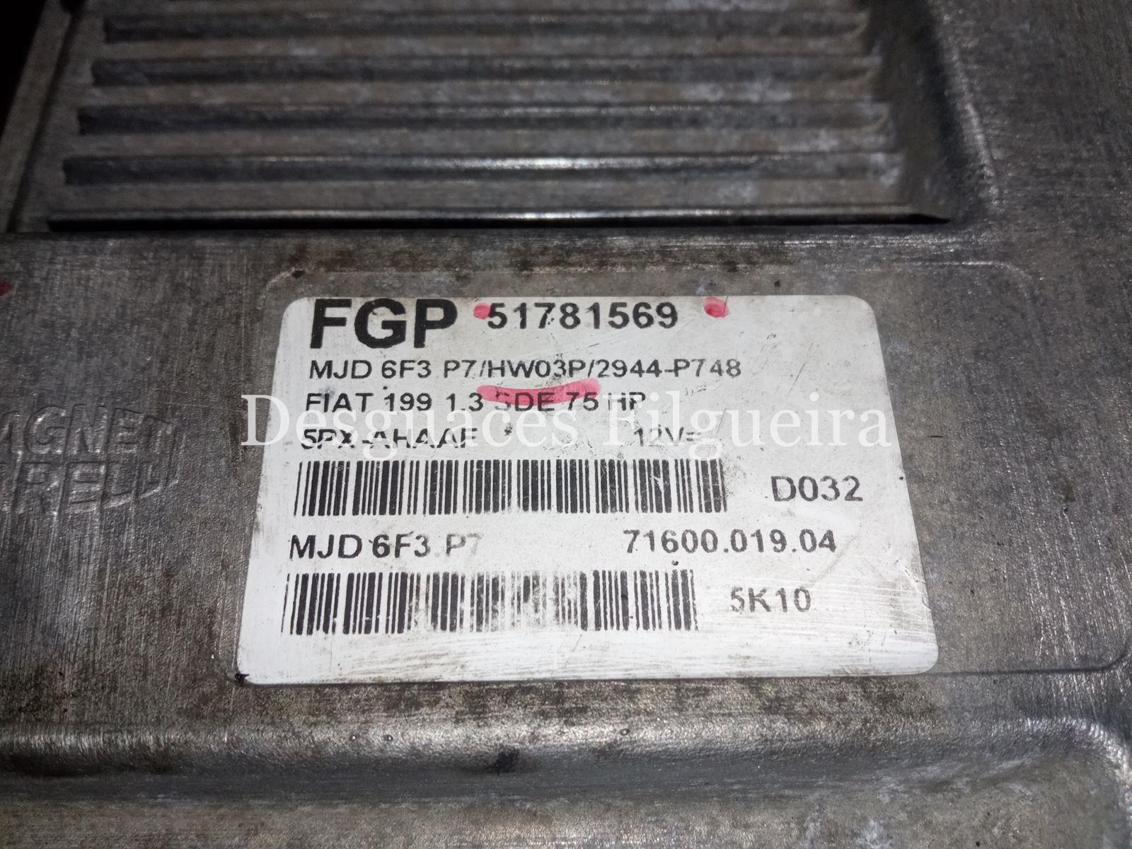 Centralita check control de Fiat II Punto Berlina, 1.248 cc, código de mótor 199A2000, año 2005. - Imagen 4