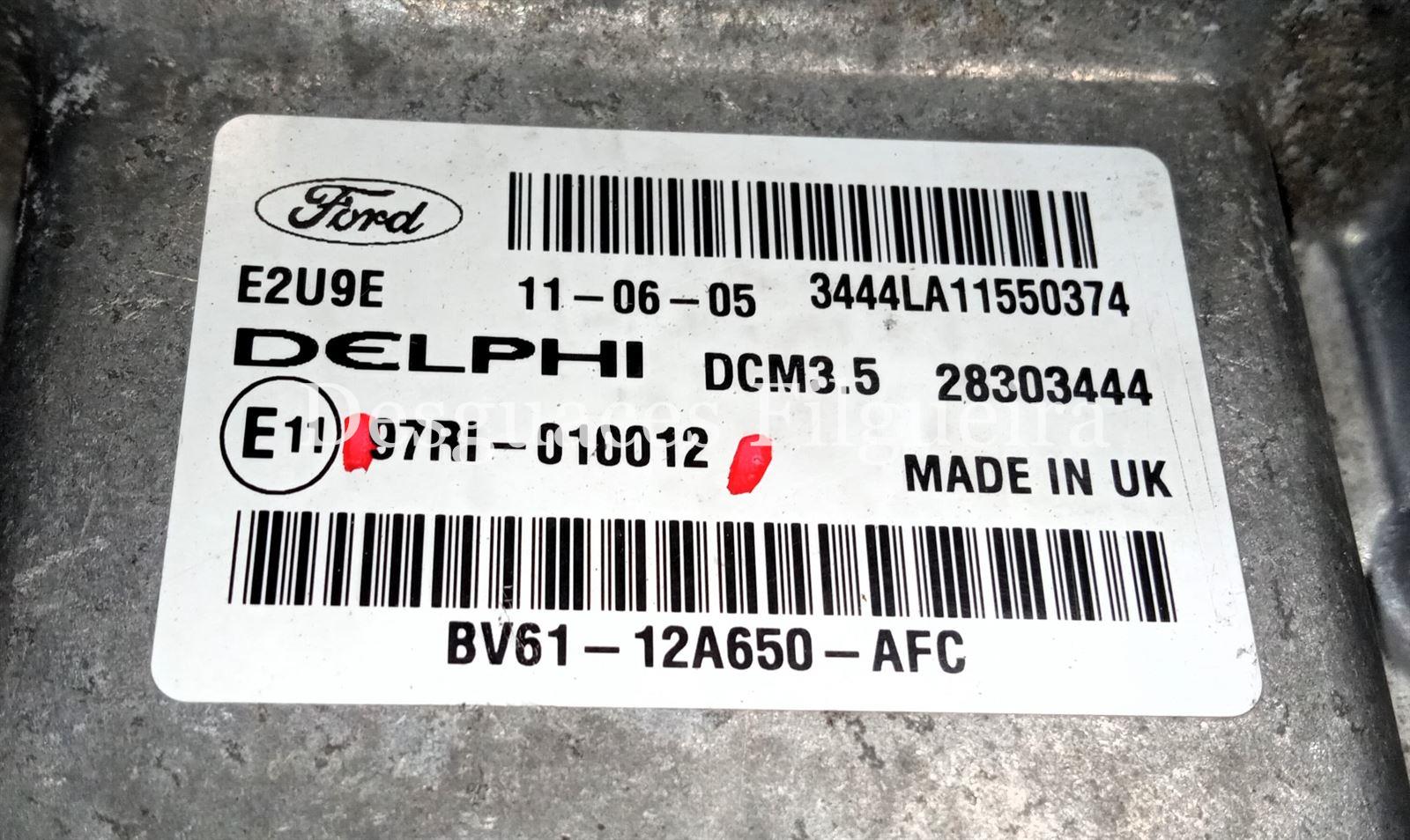 Centralita check control de Ford Focus Berlina 2.0 Sport TDCi, 163 cv, código de motor TXDB, año 2011. - Imagen 3