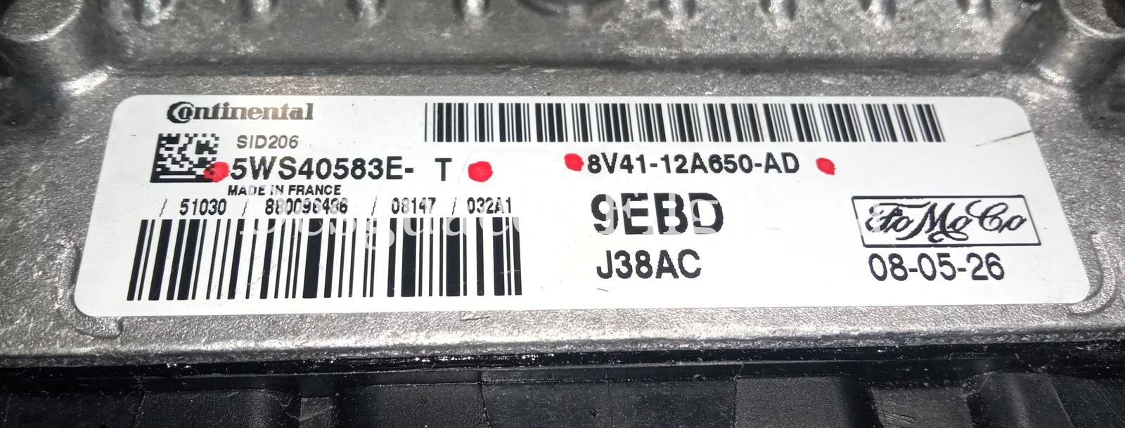 Centralita check control de Ford Kuga 2.0 TDCi, 136 cv, código de motor G6DG, año 2008. - Imagen 2