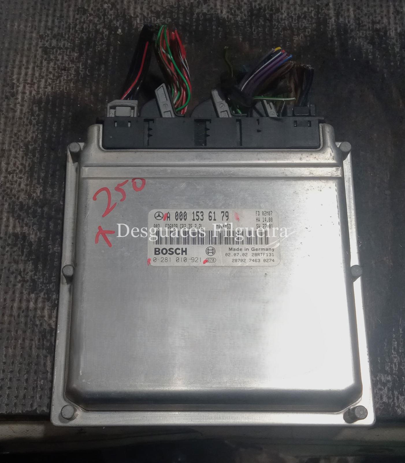 Centralita check control de Mercedes-Benz Sprinter 2-t Furgón 211 CDI, 109 cv, código de motor 611981, año 2002. - Imagen 1