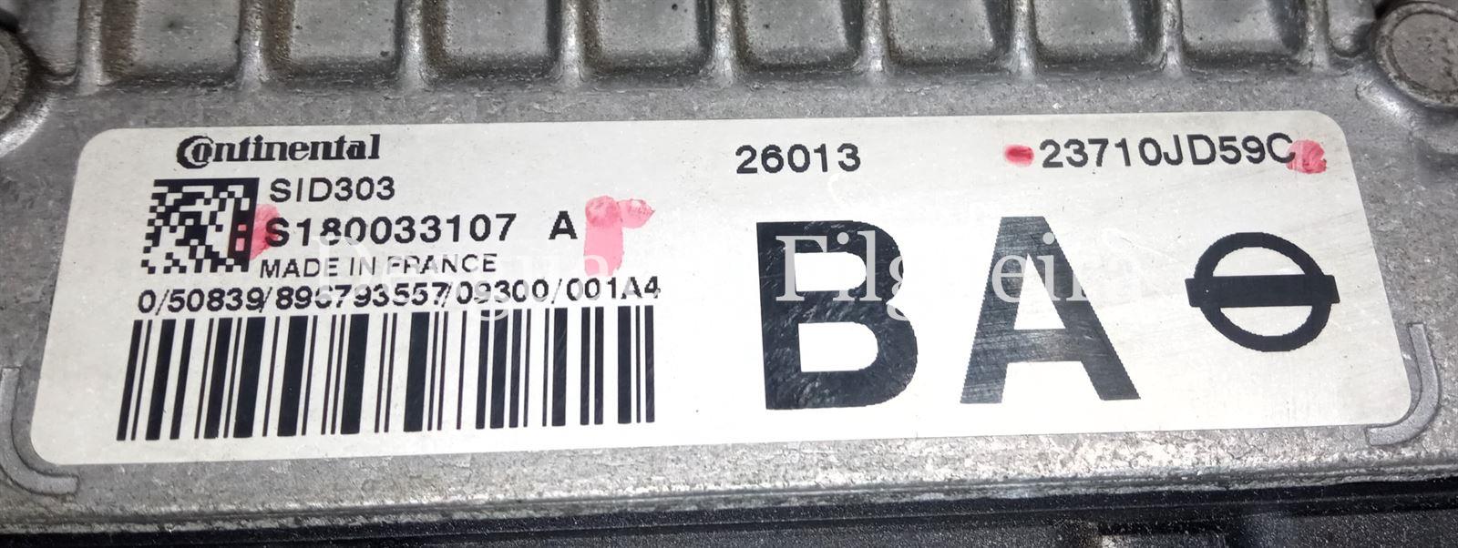 Centralita check control de Nissan Qashqai 1.5 Visia dCi, 106 cv, codigo motor K9KH282, año 2009. - Imagen 3
