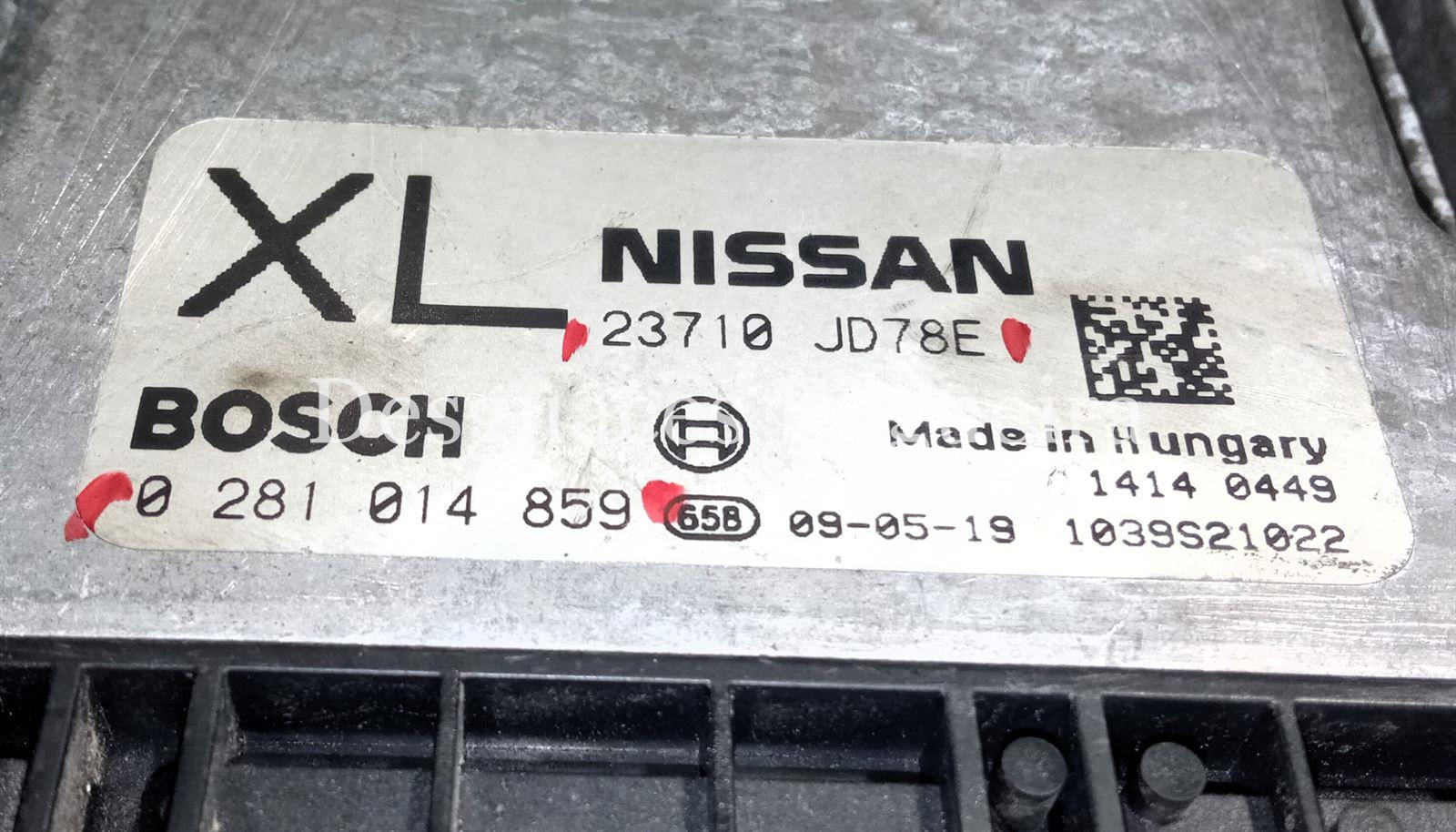 Centralita Check Control de Nissan Qashqai 2.0 dCi, 150cv, código de motor M9R, año 2009. - Imagen 4