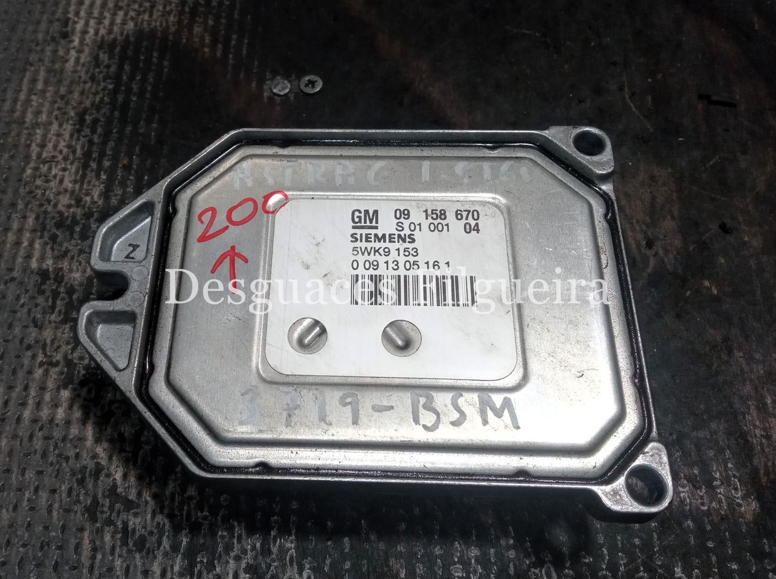 Centralita check control de Opel Astra G Coupe 1.8 16v, código de motor Z 18 XE, año 2002. - Imagen 1