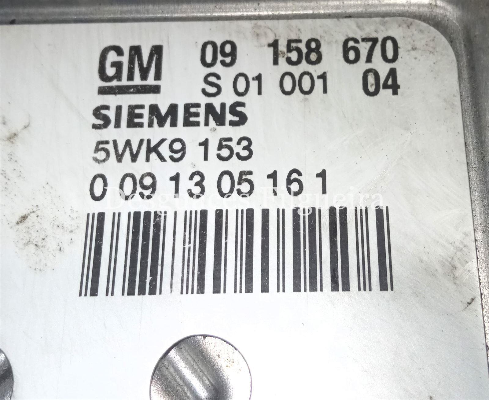 Centralita check control de Opel Astra G Coupe 1.8 16v, código de motor Z 18 XE, año 2002. - Imagen 2