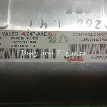 Centralita check control de Peogeot 206 1.4 Básico 75 cv, año 2009 - Imagen 1