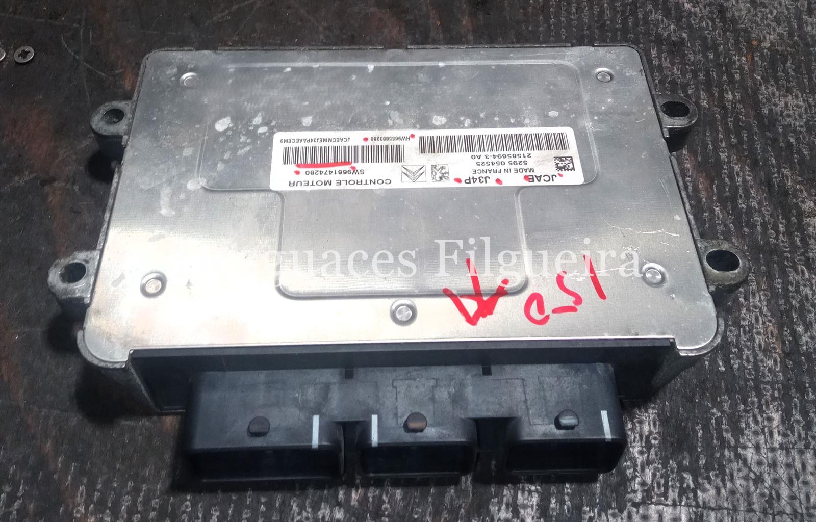 Centralita check control de Peugeot 206 1.4i, 75cv, código de motor KFW, 2005 - Imagen 2