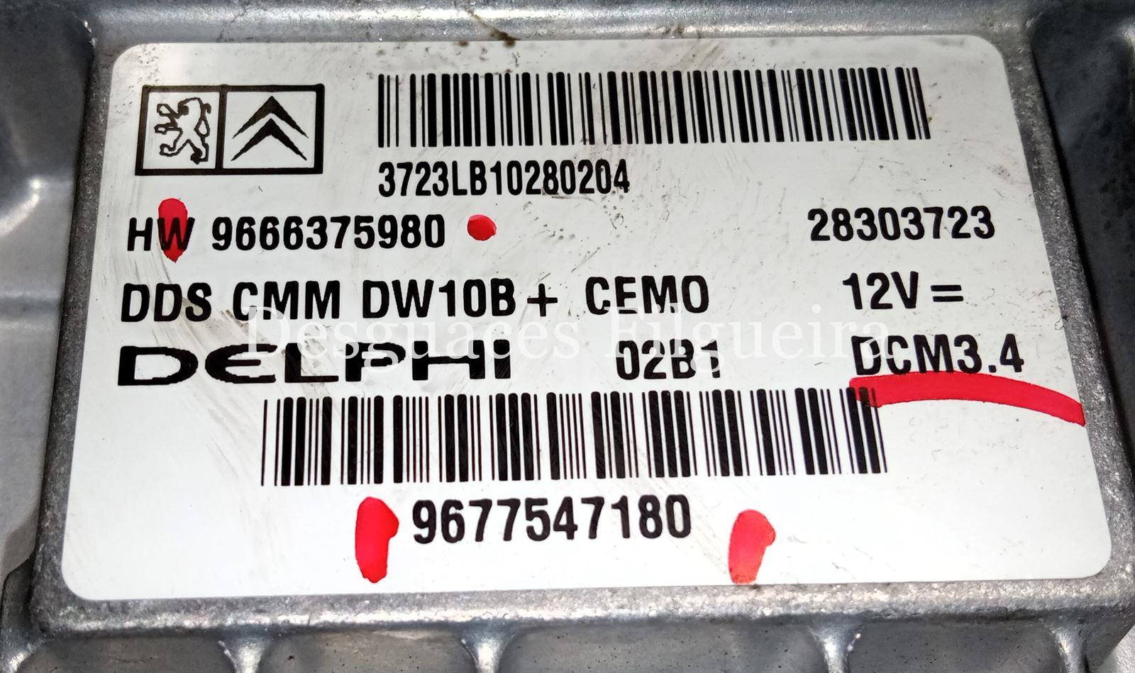 Centralita check control de Peugeot 508 SW 2.0 HDi, 140 cv, código de motor RH01, año 2011. - Imagen 4