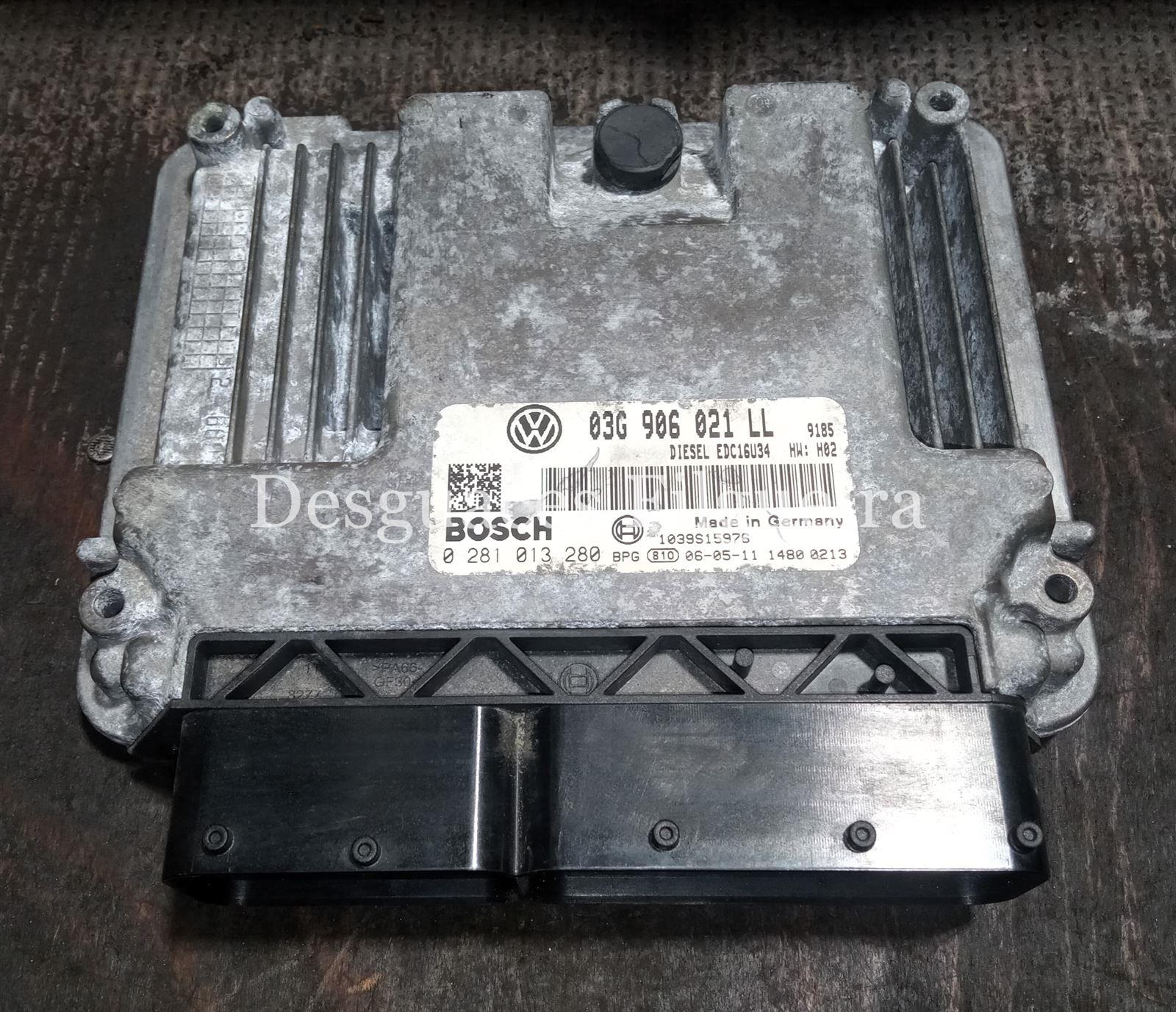 Centralita check control de Seat Leon 2.0 TDI, 140 cv, código de motor BKD, año 2006. - Imagen 1