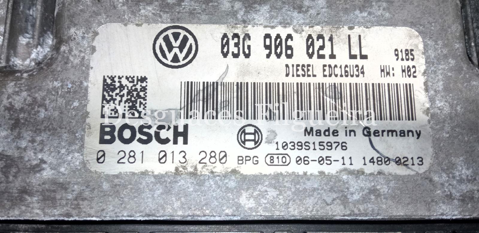 Centralita check control de Seat Leon 2.0 TDI, 140 cv, código de motor BKD, año 2006. - Imagen 2