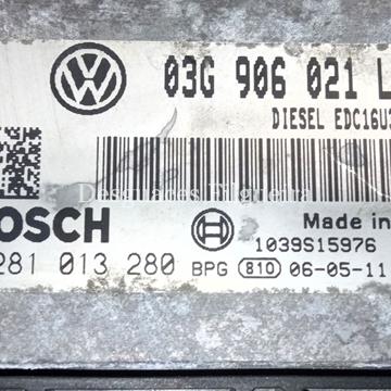 Centralita check control de Seat Leon 2.0 TDI, 140 cv, código de motor BKD, año 2006. - Imagen 2