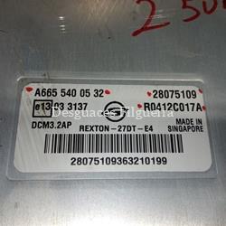 Centralita Check Control de Ssangyong Rexton 2.7 Xdi, 165 cv, código de motor: D27DT, año 2007. - Imagen 2