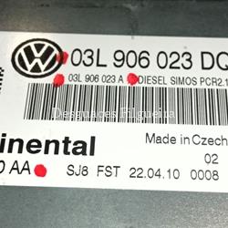Centralita check control de Volkswagen Golf VI 1.6 TDI, 106 cv, código de motor CAY, año 2010. - Imagen 2