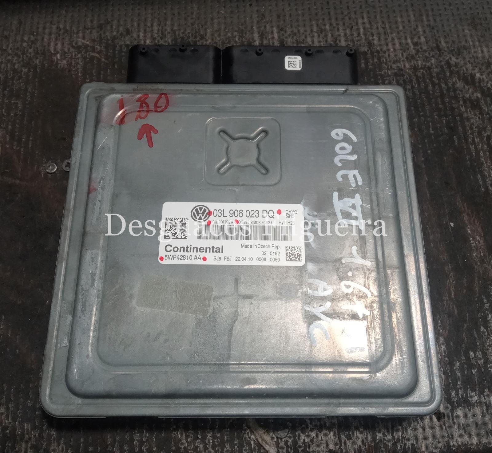 Centralita check control de Volkswagen Golf VI 1.6 TDI, 106 cv, código de motor CAY, año 2010. - Imagen 4