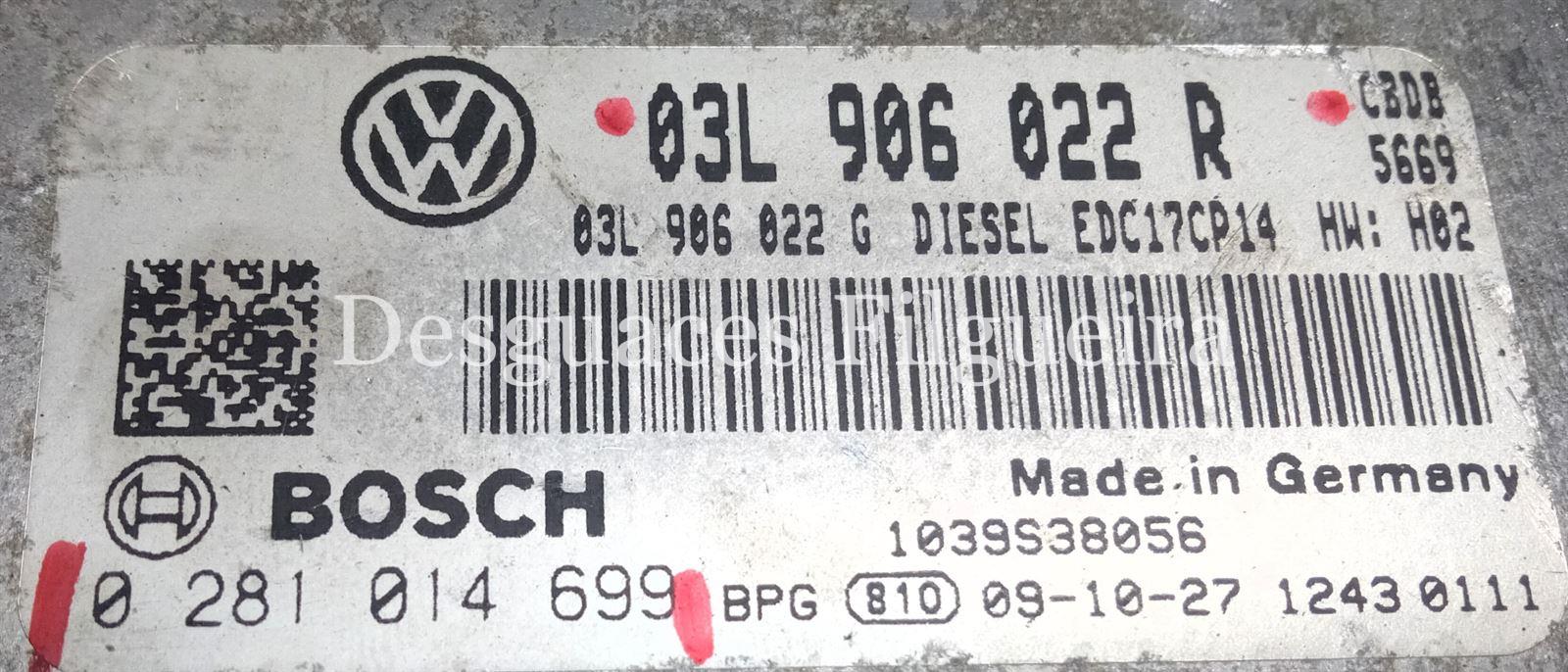 Centralita check control de Volkswagen Scirocco 2.0 TDI, 140 cv, código de motor CBDB, año 2010. - Imagen 3