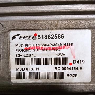 Centralita ECU Fiat Fiorino 1.3 D Multijet 199 A2.000 - Imagen 2