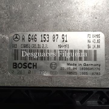 Centralita ECU Mercedes Benz Vito W639 111CDI - Imagen 2