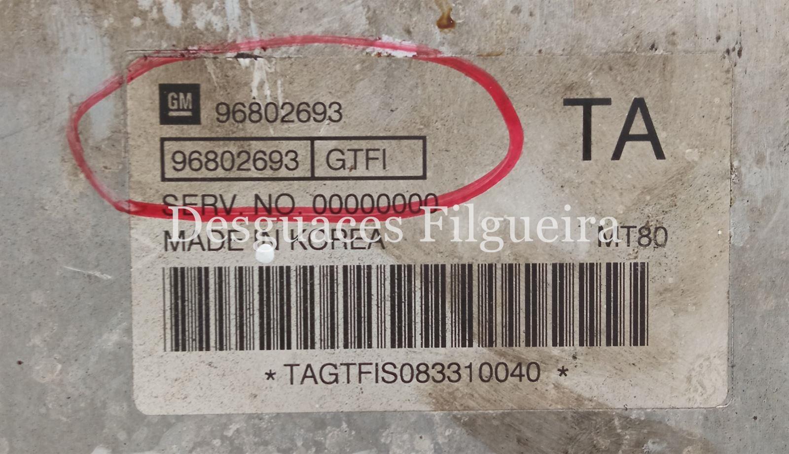 Centralita motor ECU Chevrolet Aveo 1.4 16V F14D4 96802693 GTFI - Imagen 3