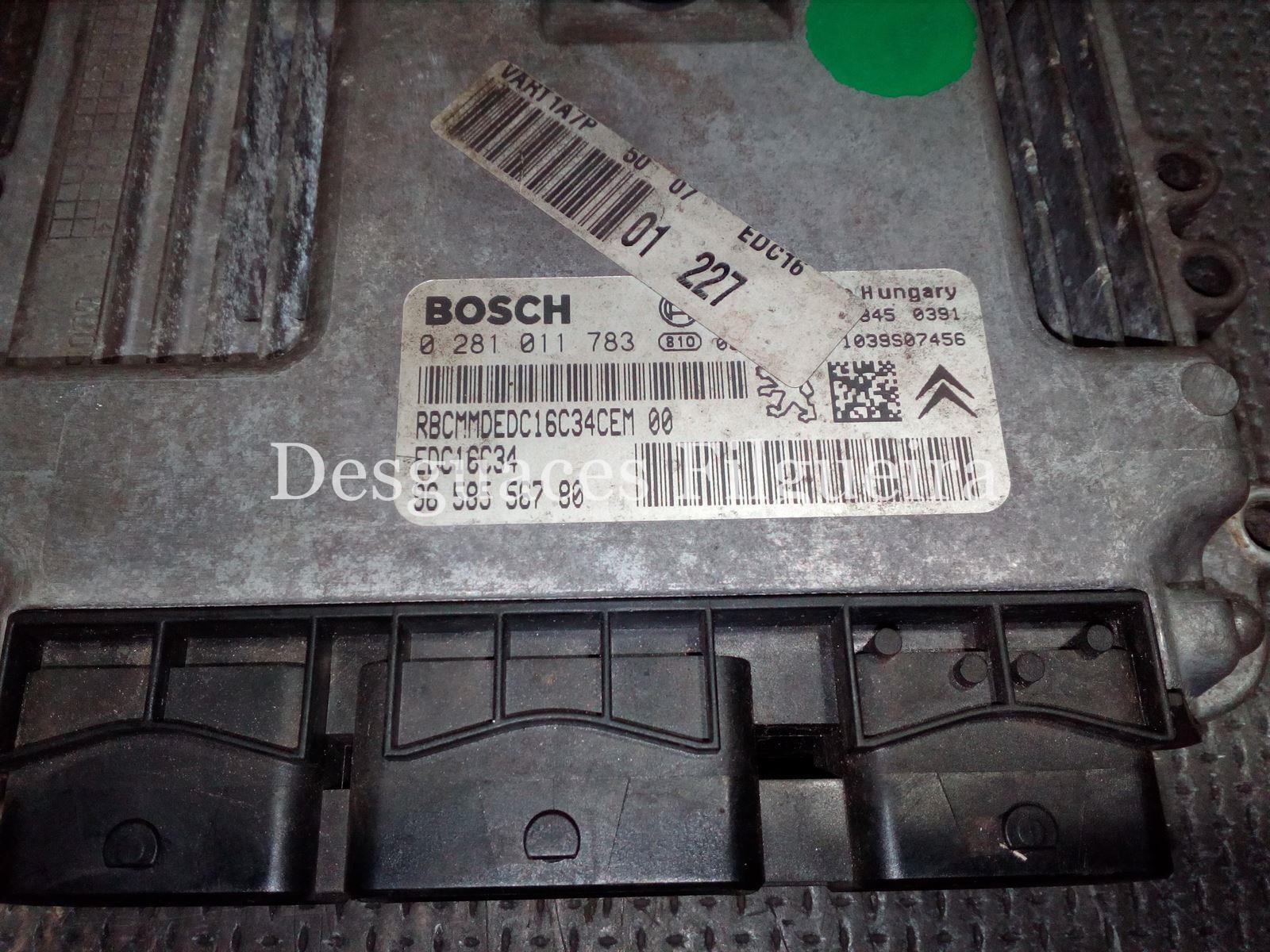 Centralita motor Ecu Peugeot 206 1.4 HDi 8HZ - Imagen 3