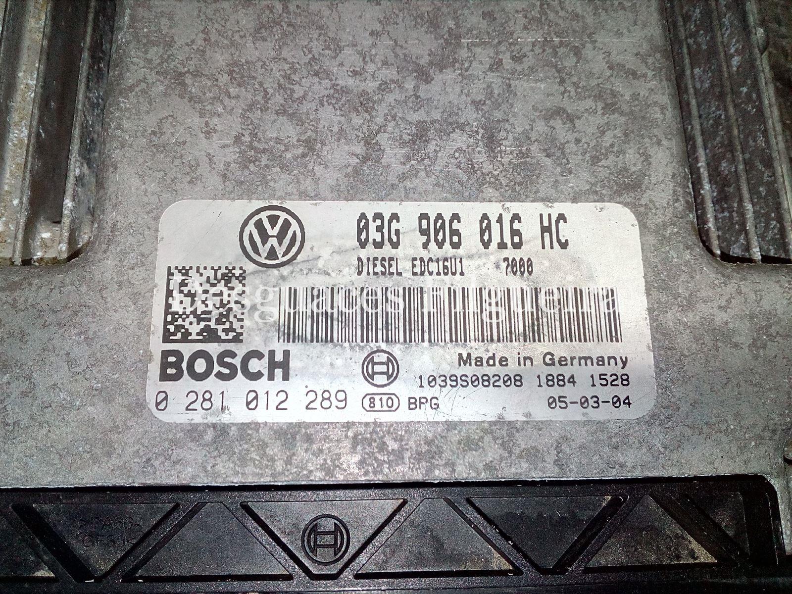 Centralita motor ECU Seat Altea 1.9 TDI BJB - Imagen 4