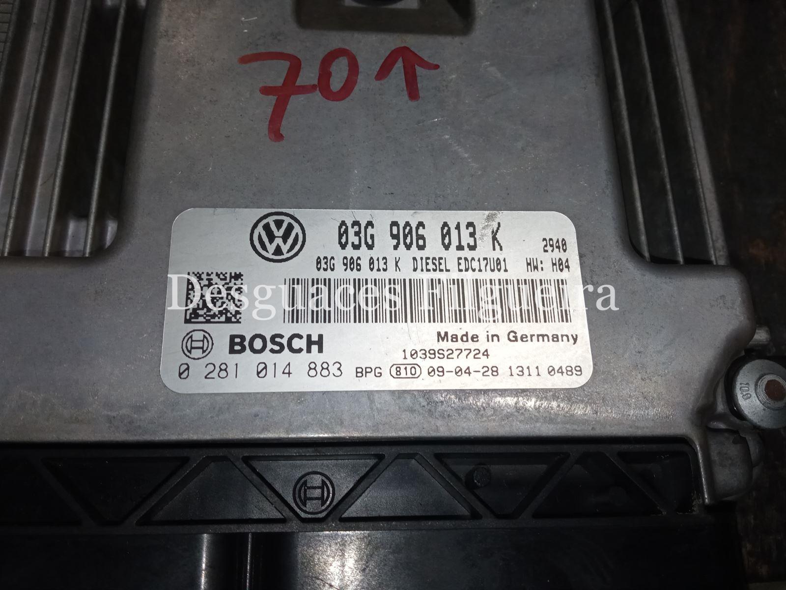 Centralita motor ECU Seat Ibiza 1.9 TDI BLS - Imagen 3