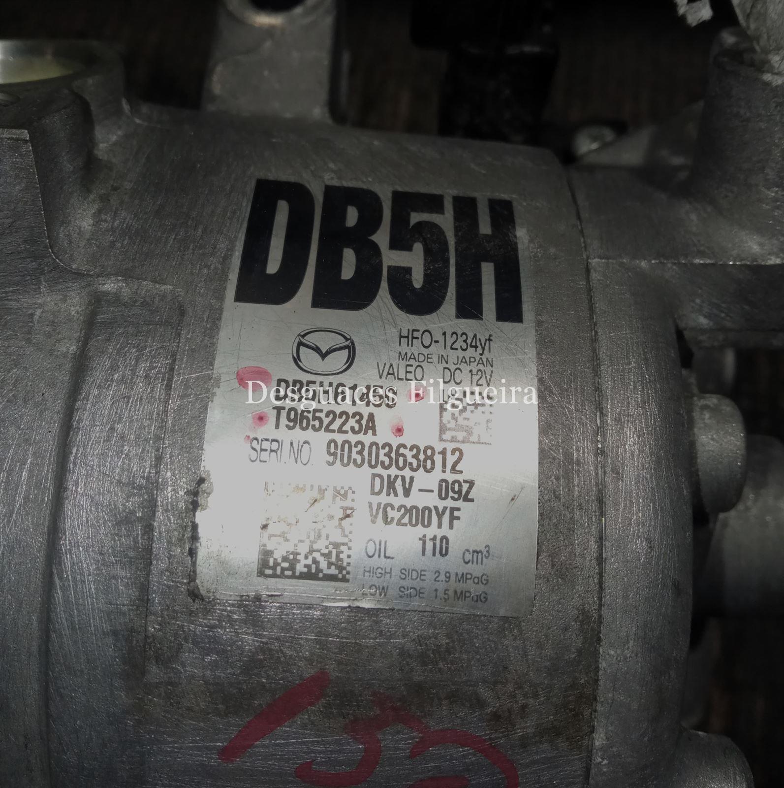 Compresor de aire acondicionado de Mazda CX-3 2.0, 121 cv, código de motor PE, año 2019. - Imagen 4