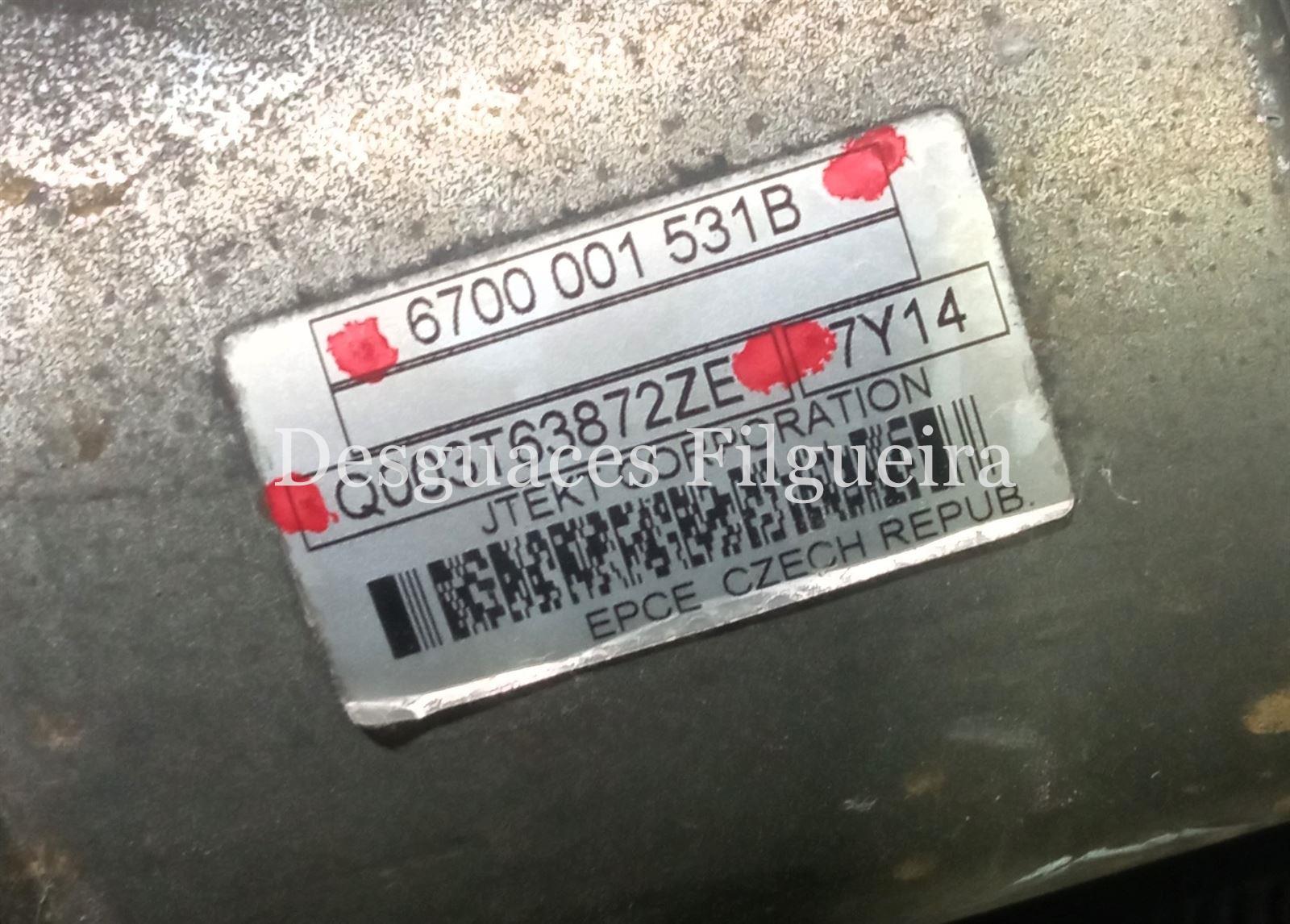 Cremallera de dirección eléctrica de Peugeot 207 SW, 1.6 HDi, 90 cv, código de motor 9HX, año 2008. - Imagen 2