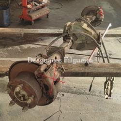 Eje trasero rueda sencilla Mercedes Sprinter 208D W903 REL 34:7 SIN ABS - Imagen 2