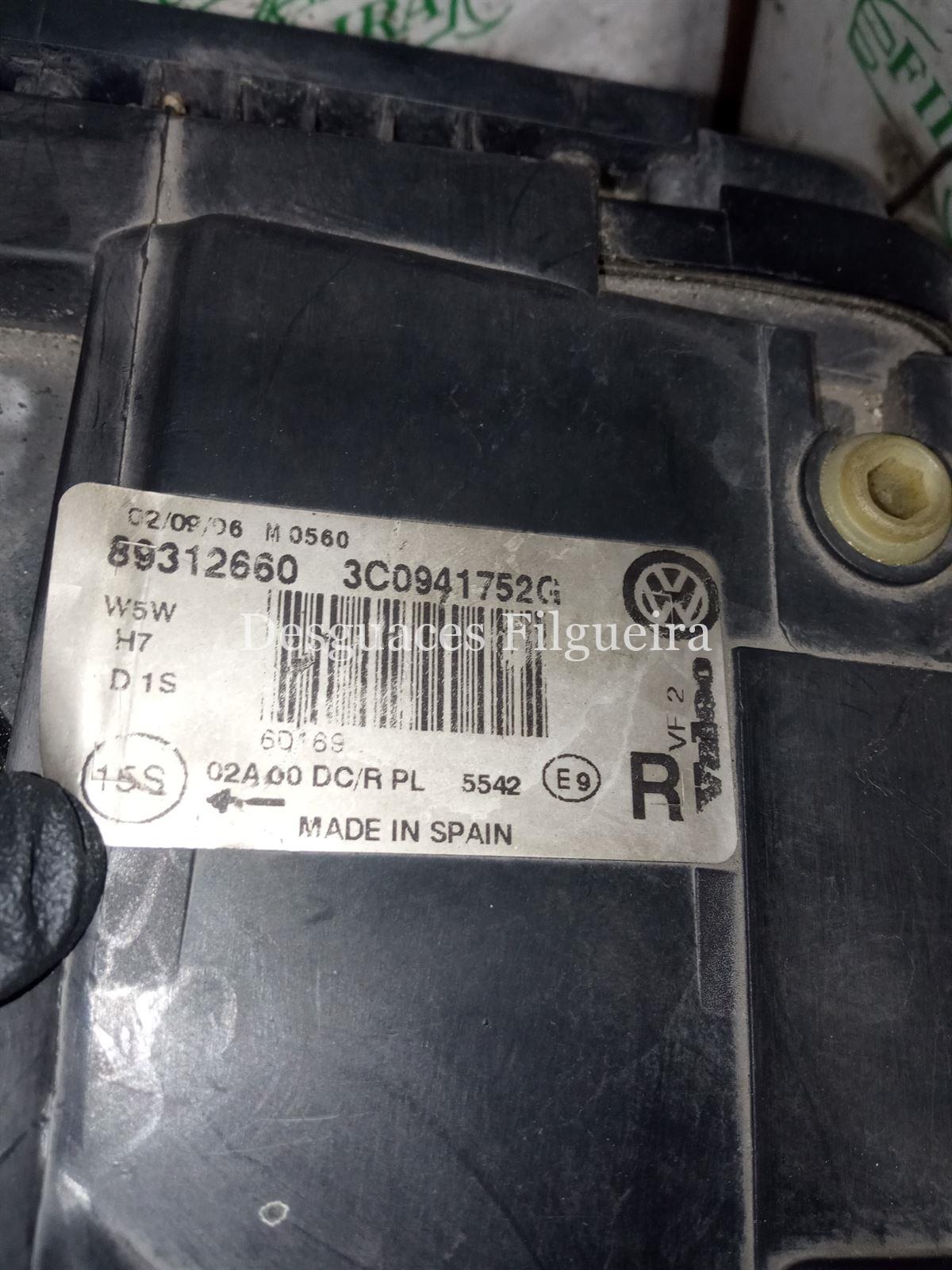 Faro del derecho de Volkawagen Passat Berlina 2.0 TDI 16V,140 cv,código de motor BKP, año 2006. - Imagen 5