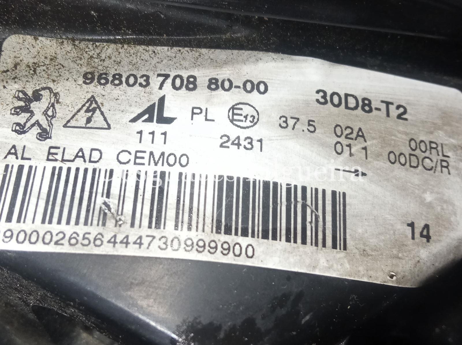 Faro xenon izquierdo de Peugeot 308 2.0 HDi, 136 cv, código de motor RHR, año 2008. - Imagen 7