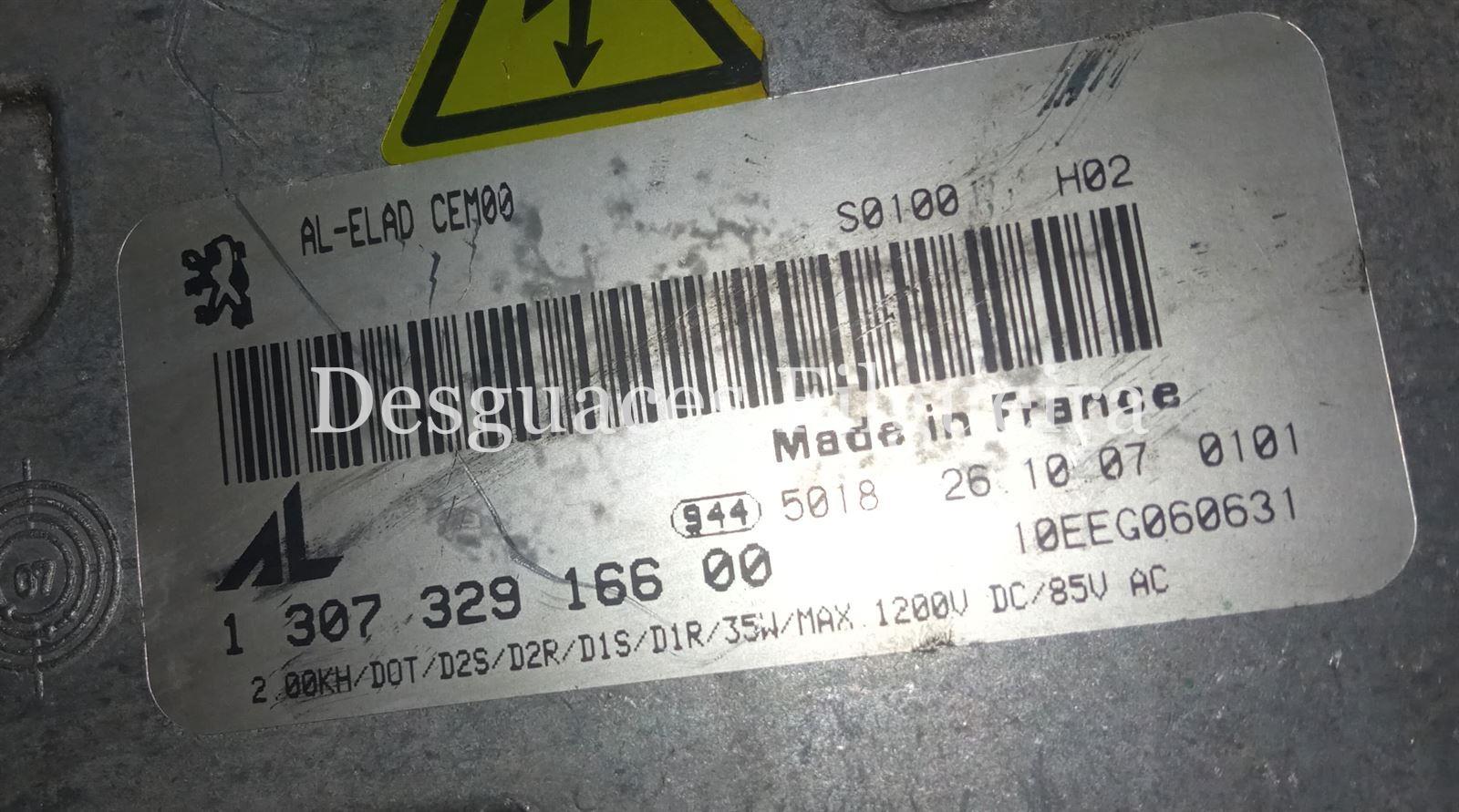 Faro xenon izquierdo de Peugeot 308 2.0 HDi, 136 cv, código de motor RHR, año 2008. - Imagen 8