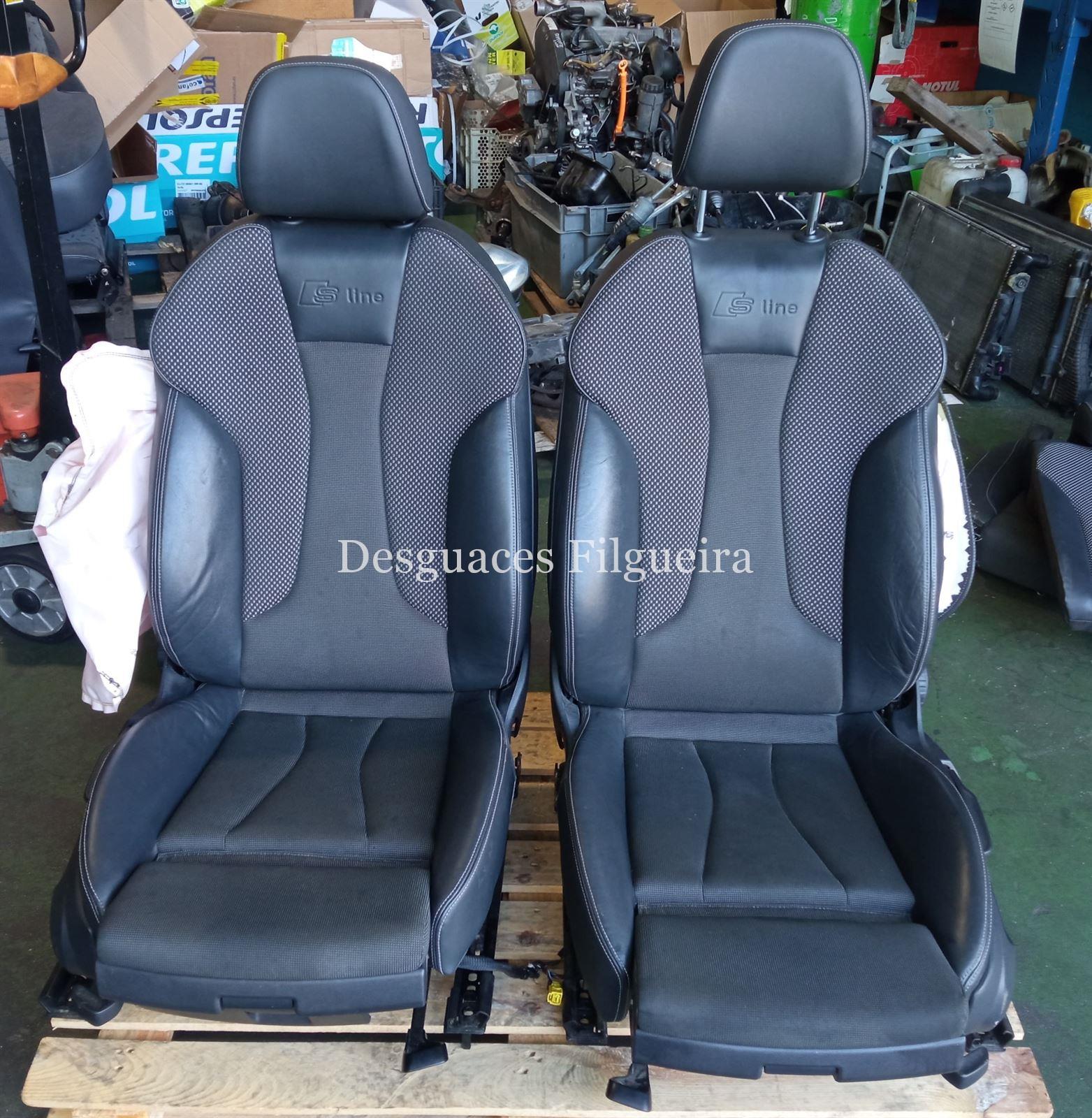 Juego asientos Audi A3 2.0 TDI S Line sedán 4 puertas AIRBAGS DETONADOS - Imagen 1