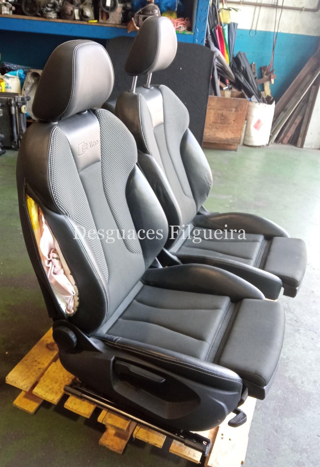 Juego asientos Audi A3 2.0 TDI S Line sedán 4 puertas AIRBAGS DETONADOS - Imagen 3