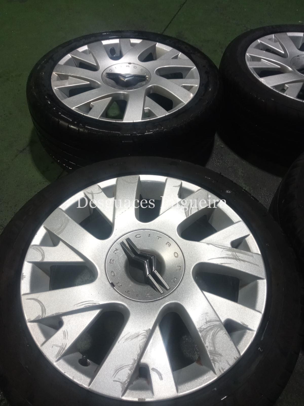 Juego de llantas de 17 pulgadas de Citroen C4 Coupe 1.6 VTR Plus, 109 cv, código de motor 9HY. - Imagen 6