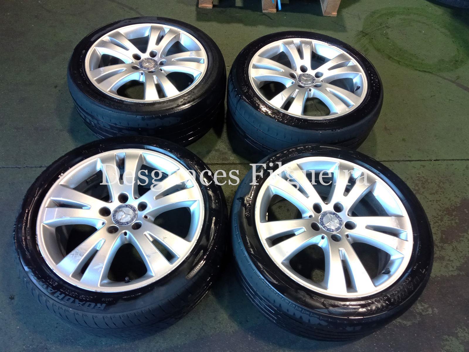 Juego de llantas de Mercedes-Benz Clase C W203, 2.2 220 CDI, 143 cv, año 2001. - Imagen 5