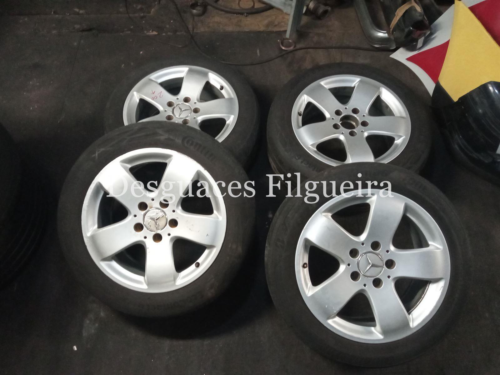 Juego de llantas de Mercedes Benz Clase E 3.2 E 280 CDI, 177 cv, 205/50R16, año 2004 - Imagen 1