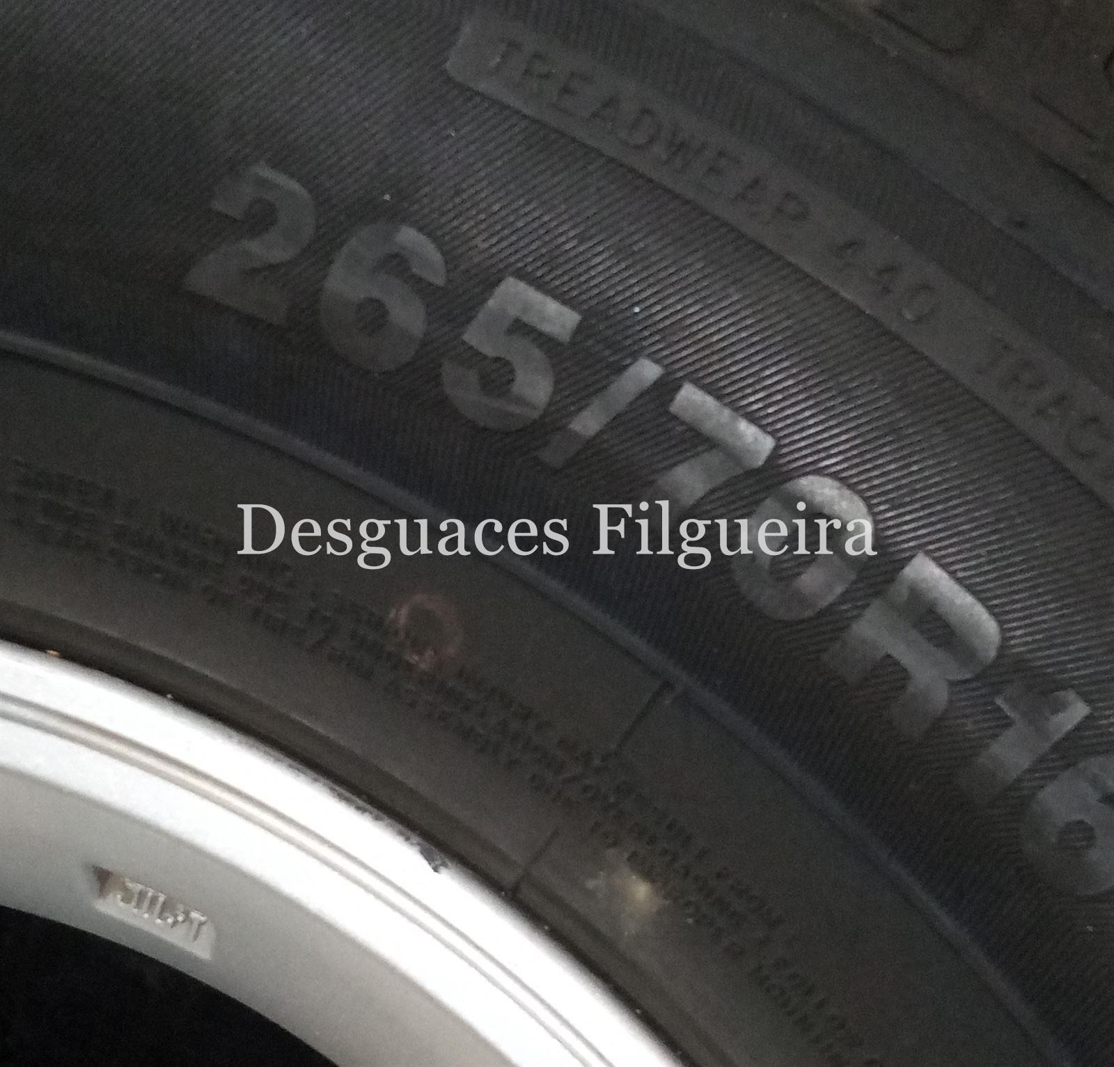 Juego de llantas de Nissan Navara Pickup 2.5 TDI D22, año 2005. - Imagen 3