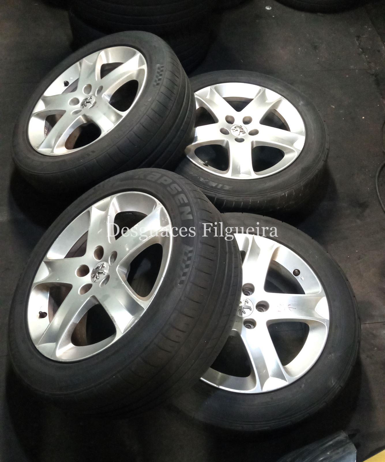 Juego de llantas de Peugeot 407 2.0 HDi, 136cv, 215/55R17, año 2004 - Imagen 4