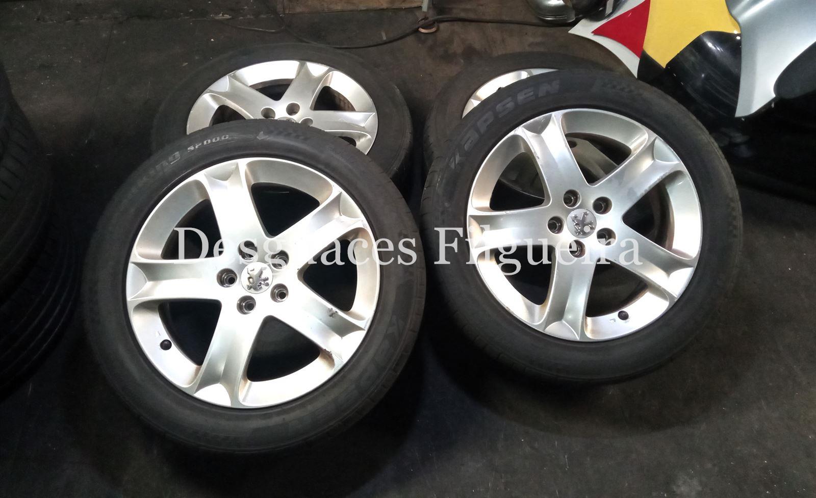 Juego de llantas de Peugeot 407 2.0 HDi, 136cv, 215/55R17, año 2004 - Imagen 5