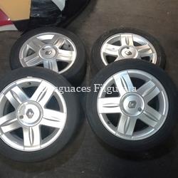Juego de llantas de Renault Clio II Fase I 1.2, REF: 195/50R15, año 2004. - Imagen 1