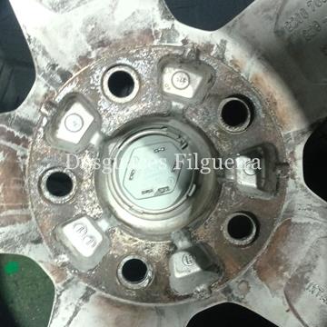 Juego de llantas de Renault TRAFIC II Furgón 1.9 dCi 101 cv, código de motor F9QU7, año 2003. - Imagen 2