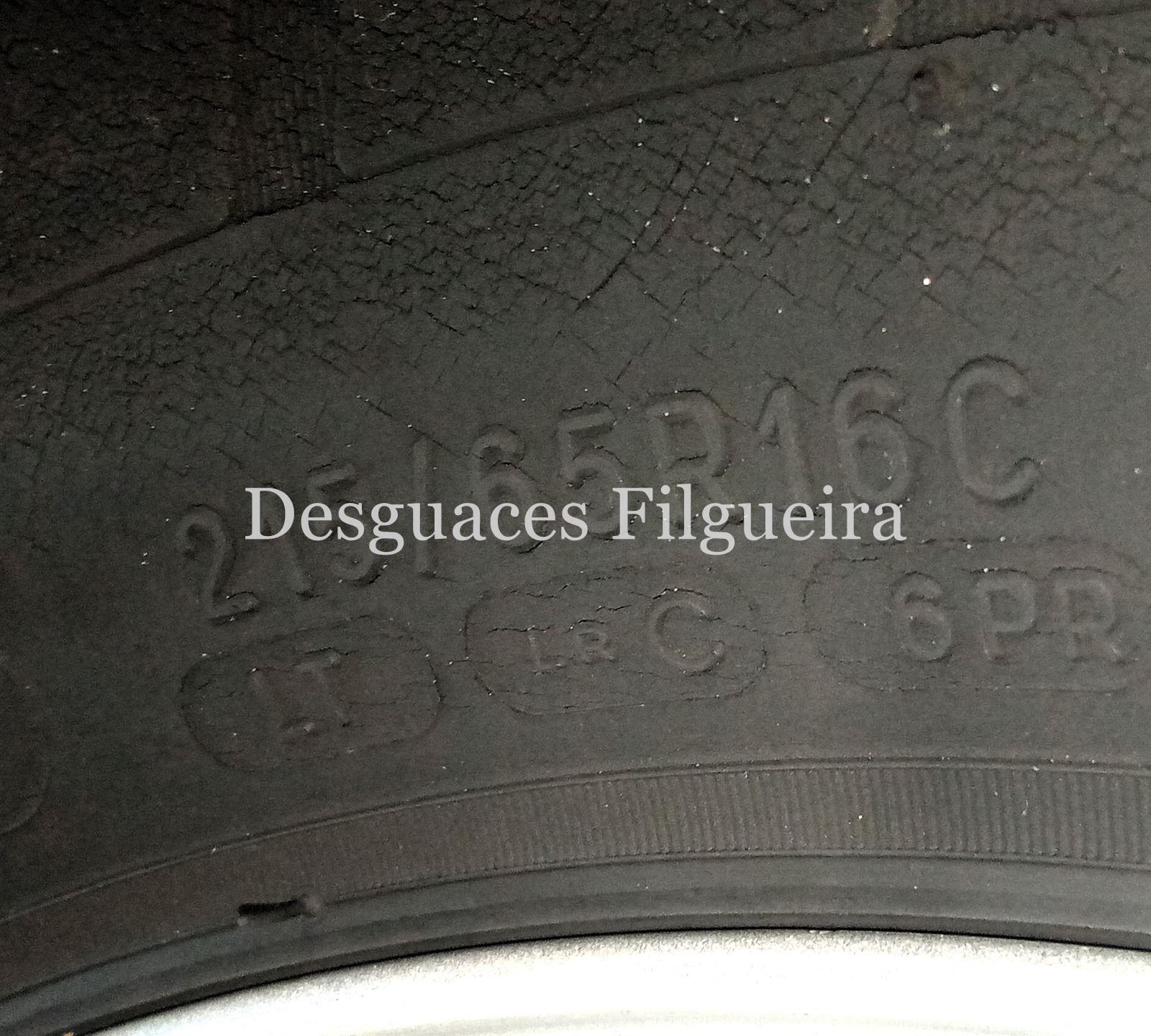 Juego de llantas de Renault TRAFIC II Furgón 1.9 dCi 101 cv, código de motor F9QU7, año 2003. - Imagen 5