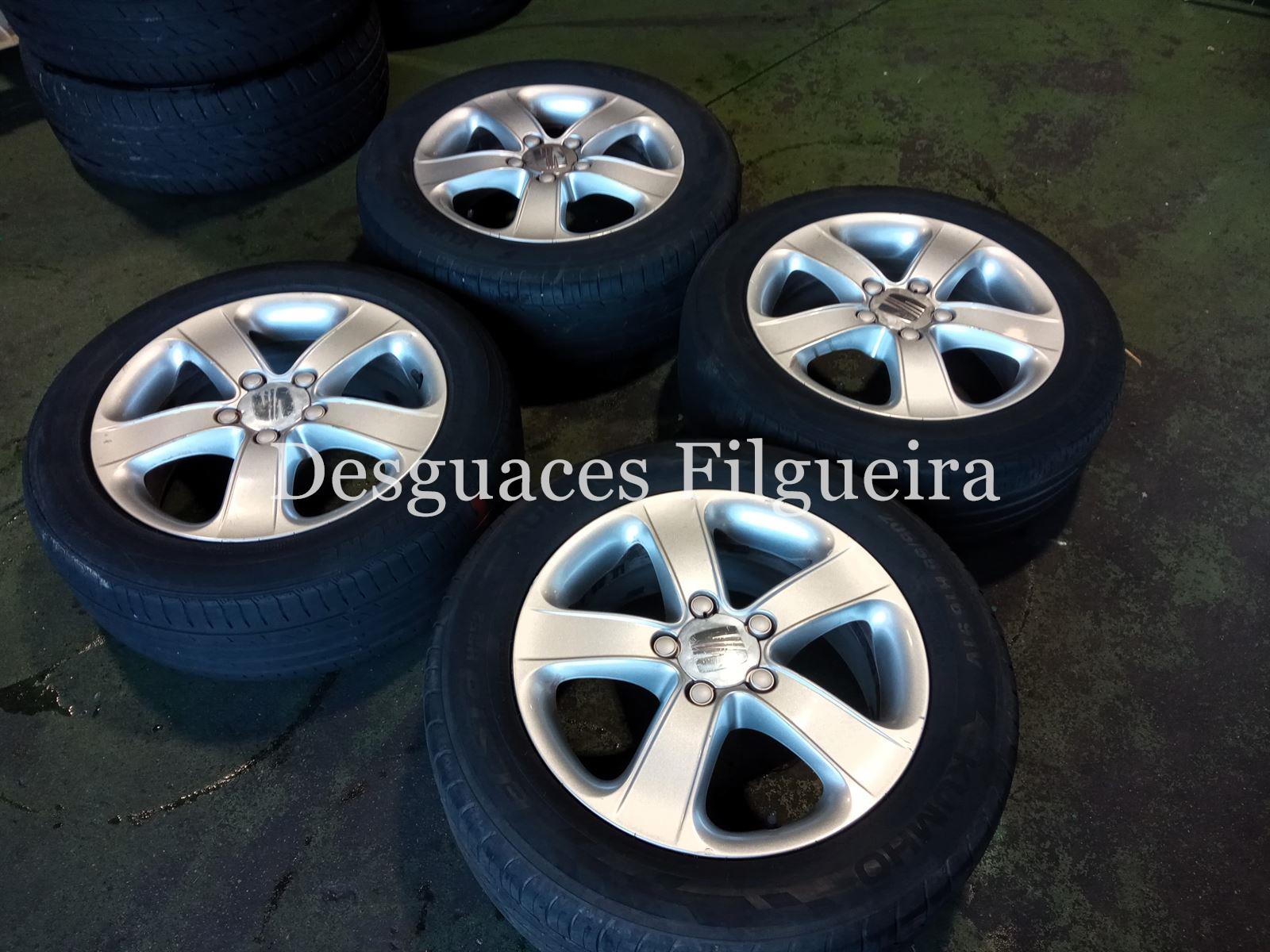Juego de llantas de Seat Leon 1.9 TDI, 105cv, código de motor BXE, año 2009. - Imagen 4