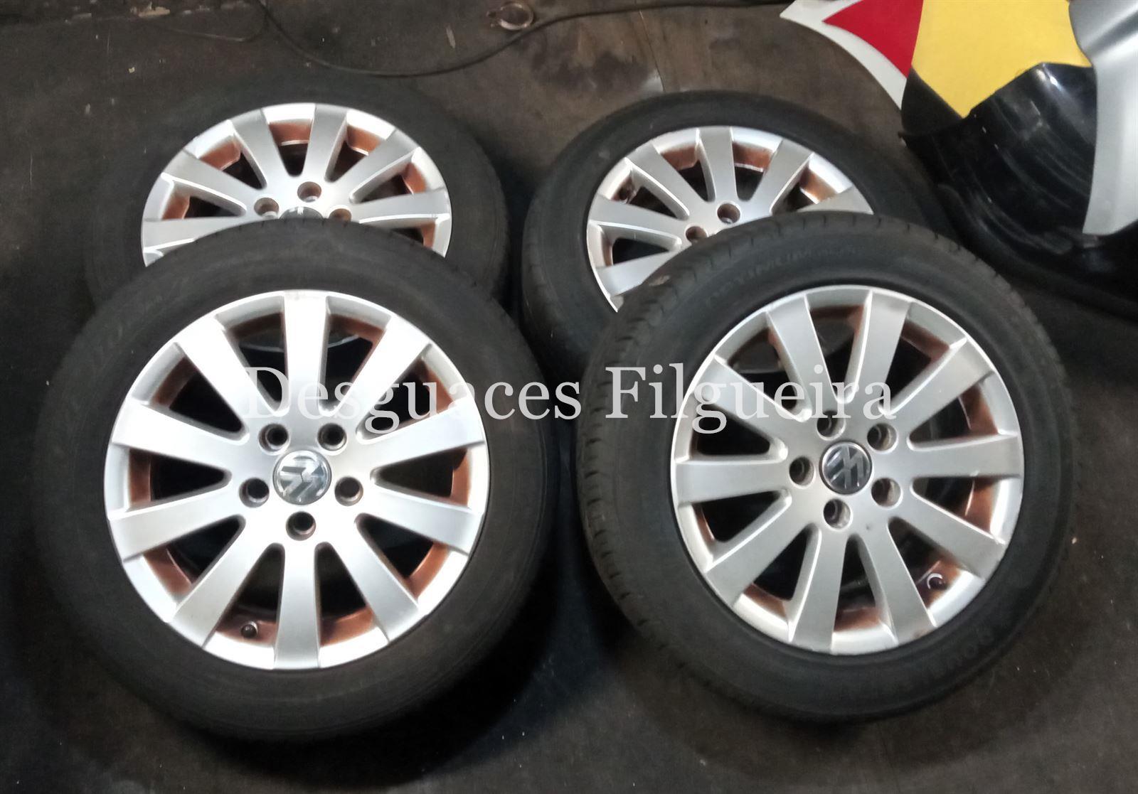 Juego de llantas de Volkswagen Passat 1.9 TDI, 130 cv, año 2002, 205/55R16 - Imagen 1